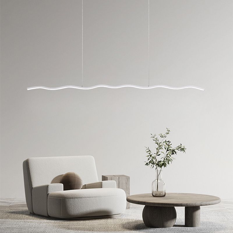 LED Pendant Light with Trendy Wave Design - WaveGlow