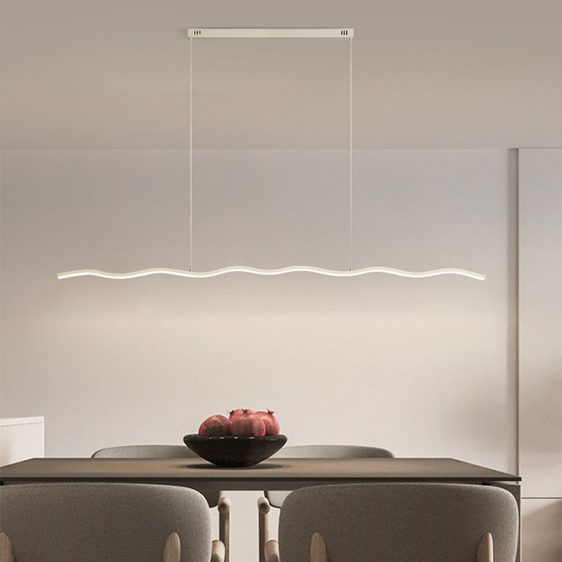 LED Pendant Light with Trendy Wave Design - WaveGlow