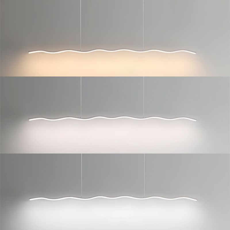 LED Pendant Light with Trendy Wave Design - WaveGlow
