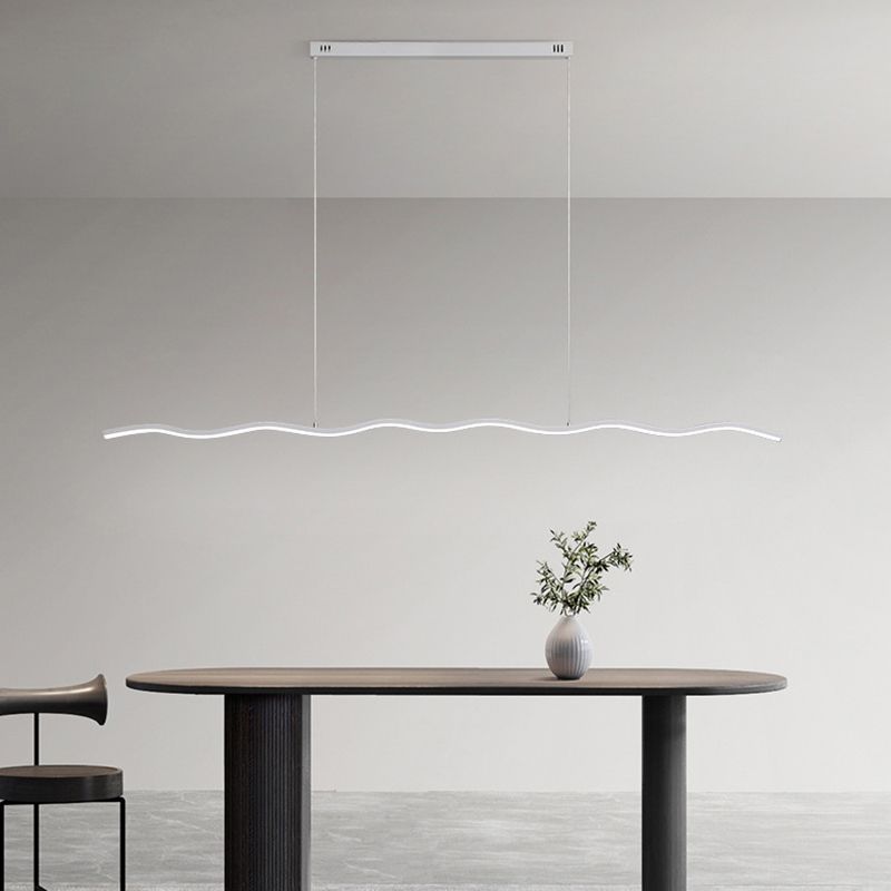 LED Pendant Light with Trendy Wave Design - WaveGlow