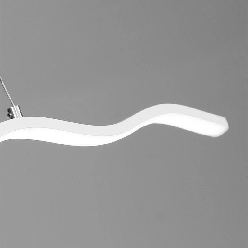 LED Pendant Light with Trendy Wave Design - WaveGlow