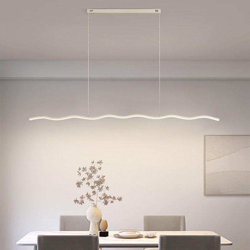 LED Pendant Light with Trendy Wave Design - WaveGlow