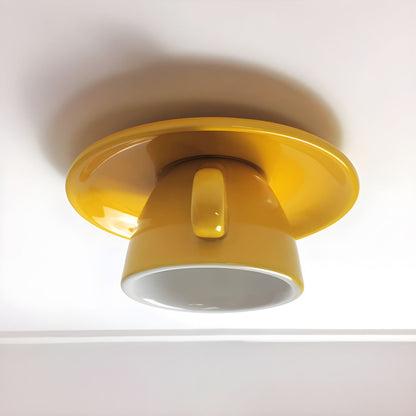 Coloured Ceramic Chandelier in Morandi Style - Viora