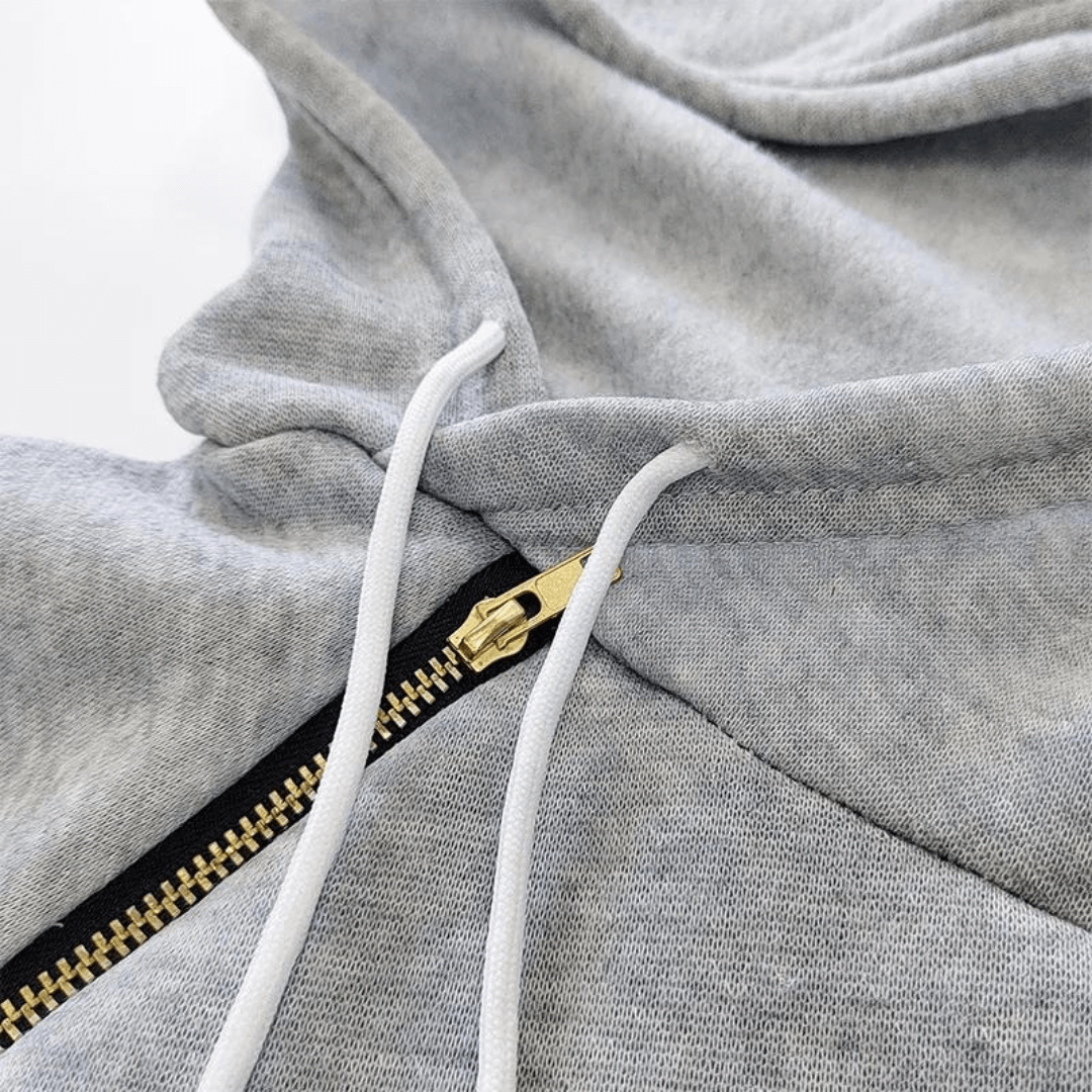 Hooded sweatshirt dress with pockets – Isabella