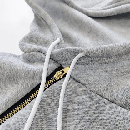 Hooded sweatshirt dress with pockets – Isabella