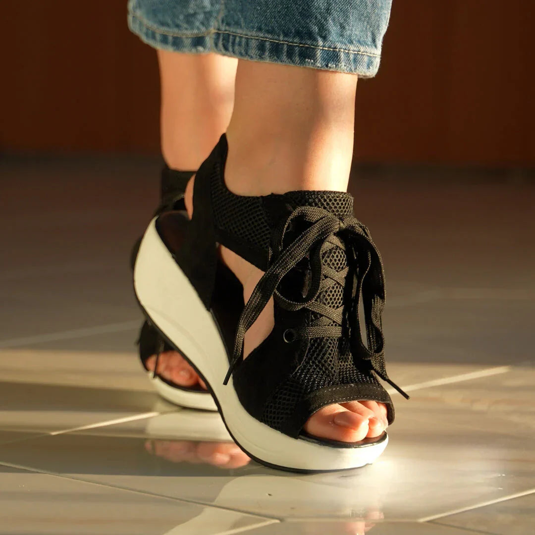 Trendy, comfortable and summery light women's sandals – Fergie