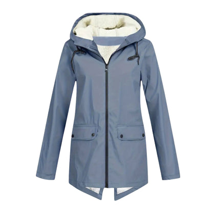 Waterproof Women's Jacket – Fleece Lined – With Hood 9