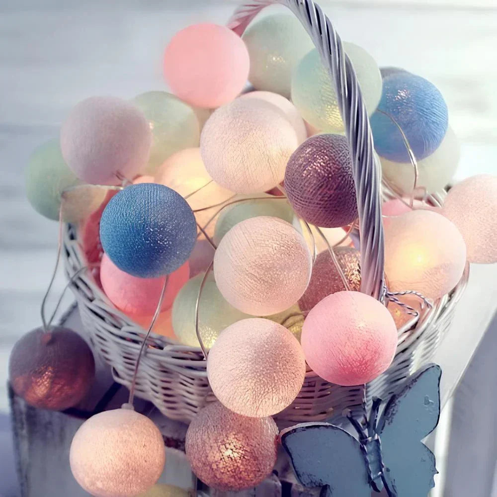 Atmospheric Ball String Lights - LumaBreeze