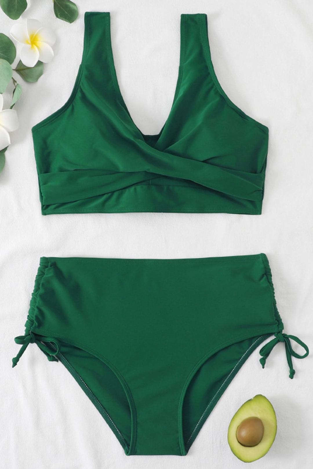 Colourful bikini with drawstring and twist detail – Zaraï