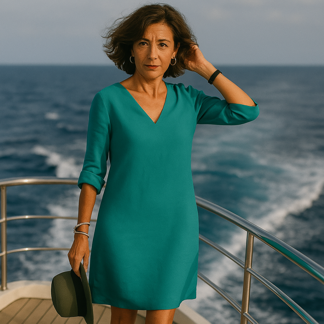 Autumnal dress with unique charm – Mila