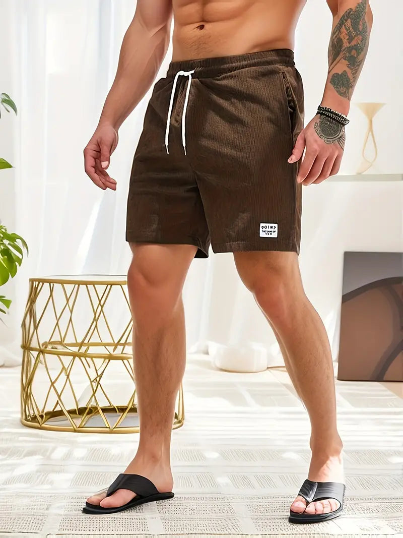 Men's summer swimming trunks with an adjustable waistband – Jens