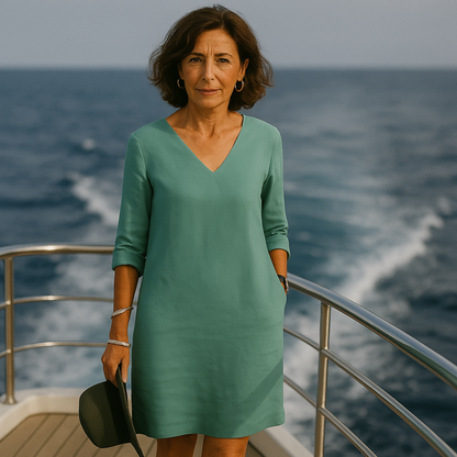 Autumnal dress with unique charm – Mila