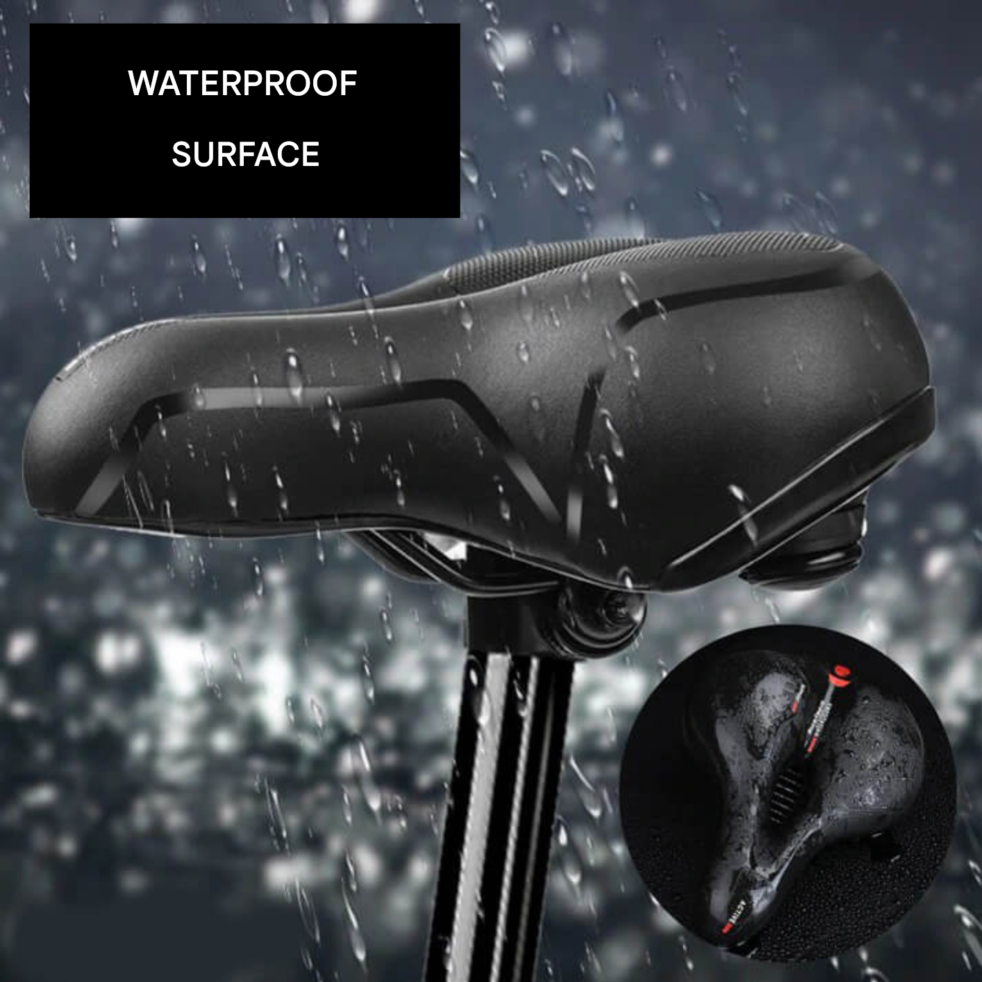 Ultra-comfortable Bike Saddle - CloudRide Pro