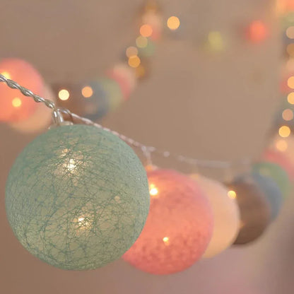Atmospheric Ball String Lights - LumaBreeze