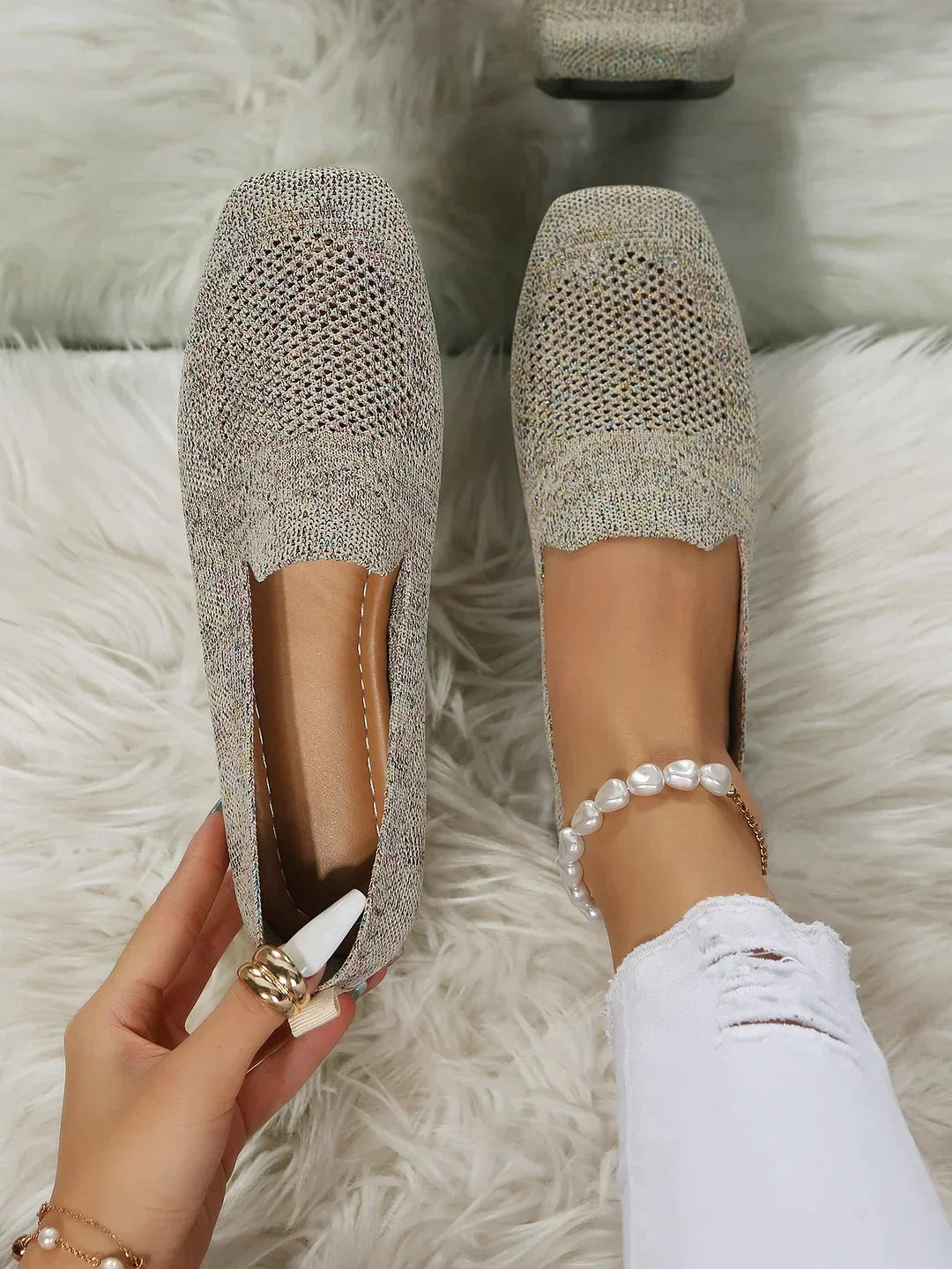 Orthopaedic Non-Slip Flat Shoes - Isabella