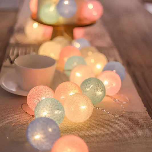 Atmospheric Ball String Lights - LumaBreeze