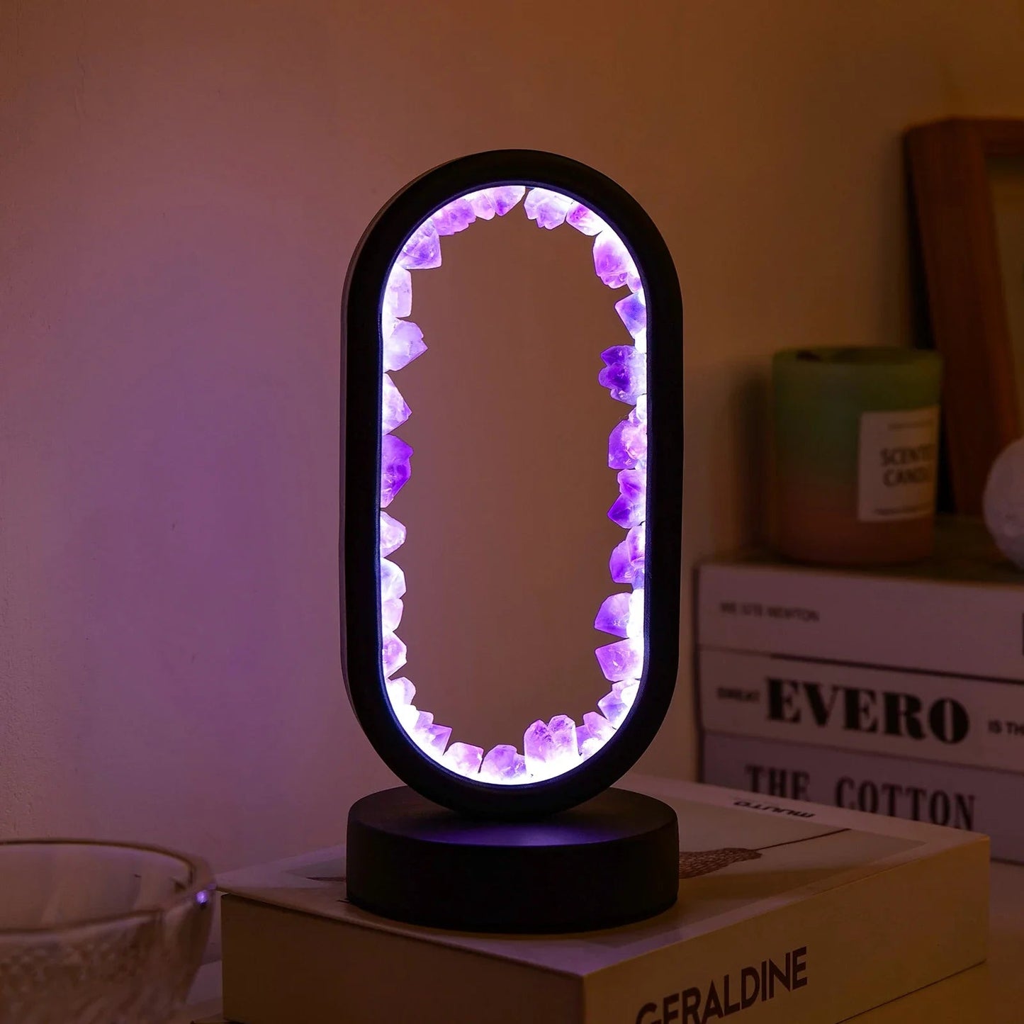 Handmade Amethyst Lamp - Serenith