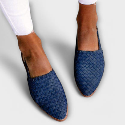 Woven Leather Moccasins for Women 4