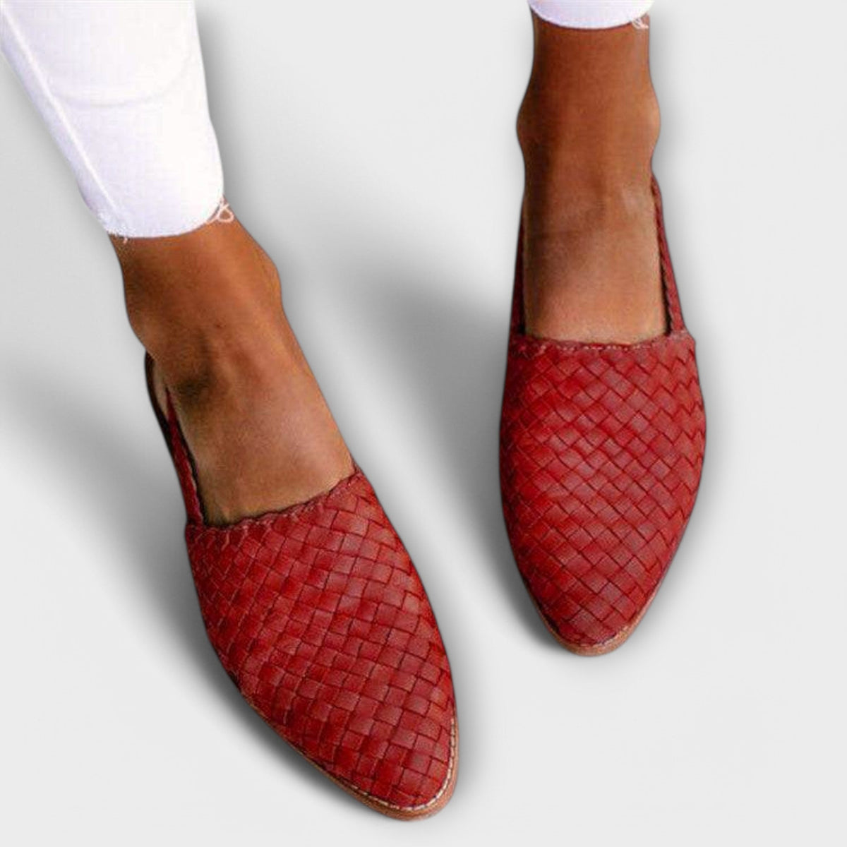 Woven Leather Moccasins for Women 3