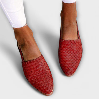 Woven Leather Moccasins for Women 3