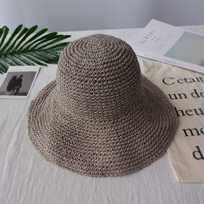 Lightly falling retro flat summer hat – Emma