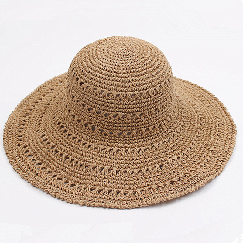 Lightly falling retro flat summer hat – Emma