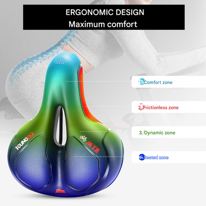 Pain-Free & Ergonomic Gel Bike Saddle - ErgoRoyal