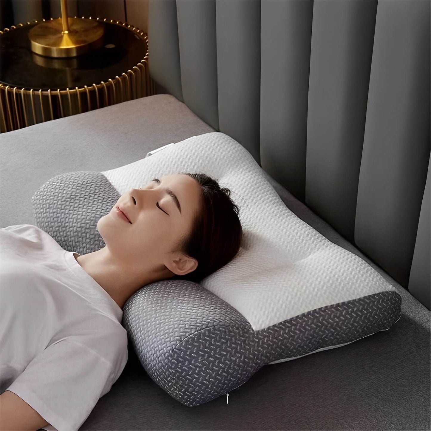 Ergonomic Cushion Grey - OrthoComfort