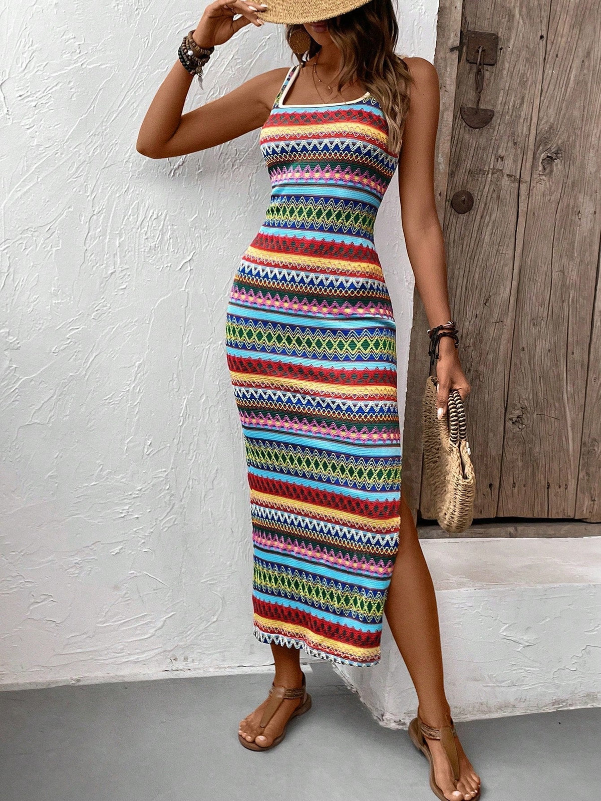 Ibiza-style beach dress with bohemian flair – Solea