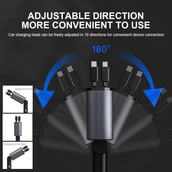 Retractable Car Fast Charger – VoltEdge