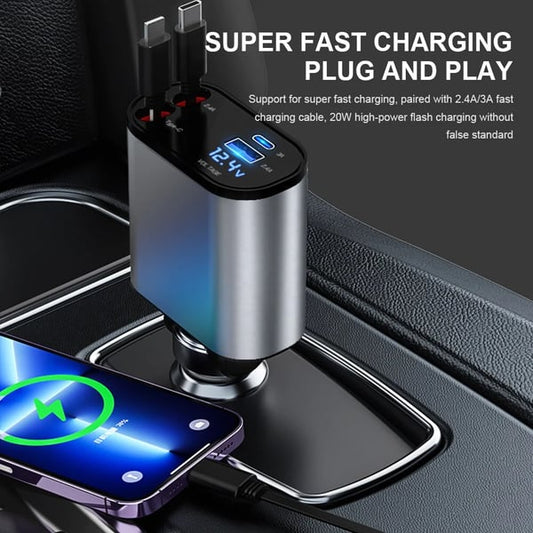 Retractable Car Fast Charger – VoltEdge