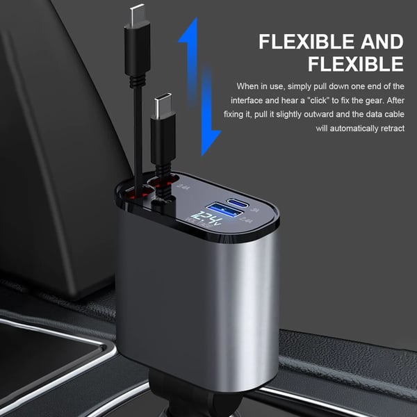 Retractable Car Fast Charger – VoltEdge