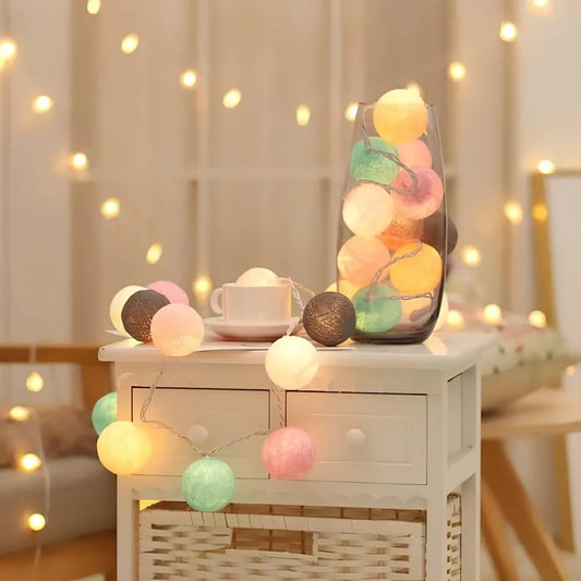 Atmospheric Ball String Lights - LumaBreeze