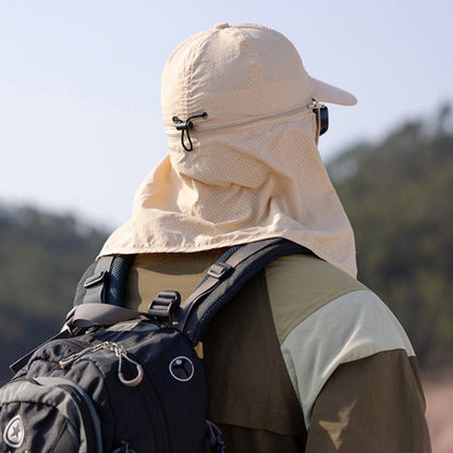 UV protection trucker hat with neck protection for outdoor adventures - SchattenPro