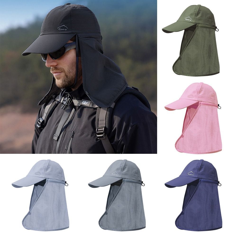 UV protection trucker hat with neck protection for outdoor adventures - SchattenPro