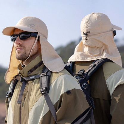 UV protection trucker hat with neck protection for outdoor adventures - SchattenPro