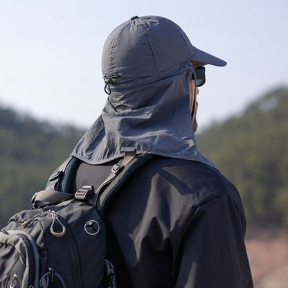 UV protection trucker hat with neck protection for outdoor adventures - SchattenPro