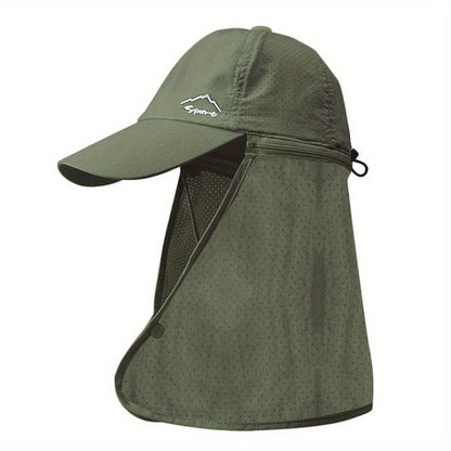 UV protection trucker hat with neck protection for outdoor adventures - SchattenPro