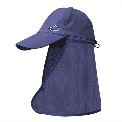 UV protection trucker hat with neck protection for outdoor adventures - SchattenPro
