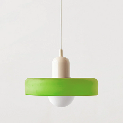 Colourful Pendant Lamp in Bauhaus Style - StiloGlas