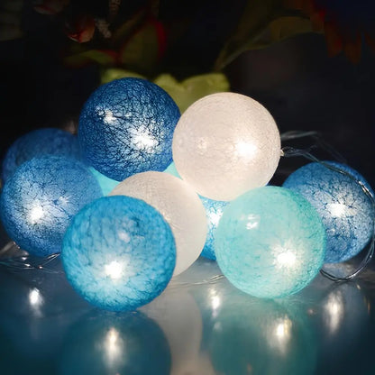 Atmospheric Ball String Lights - LumaBreeze