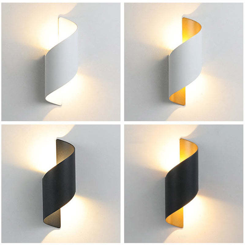 Modern Spiral LED Wall Lamp – TwistLight