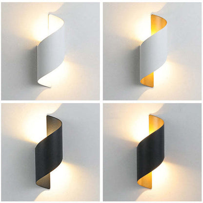 Modern Spiral LED Wall Lamp – TwistLight