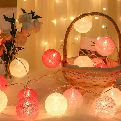 Atmospheric Ball String Lights - LumaBreeze