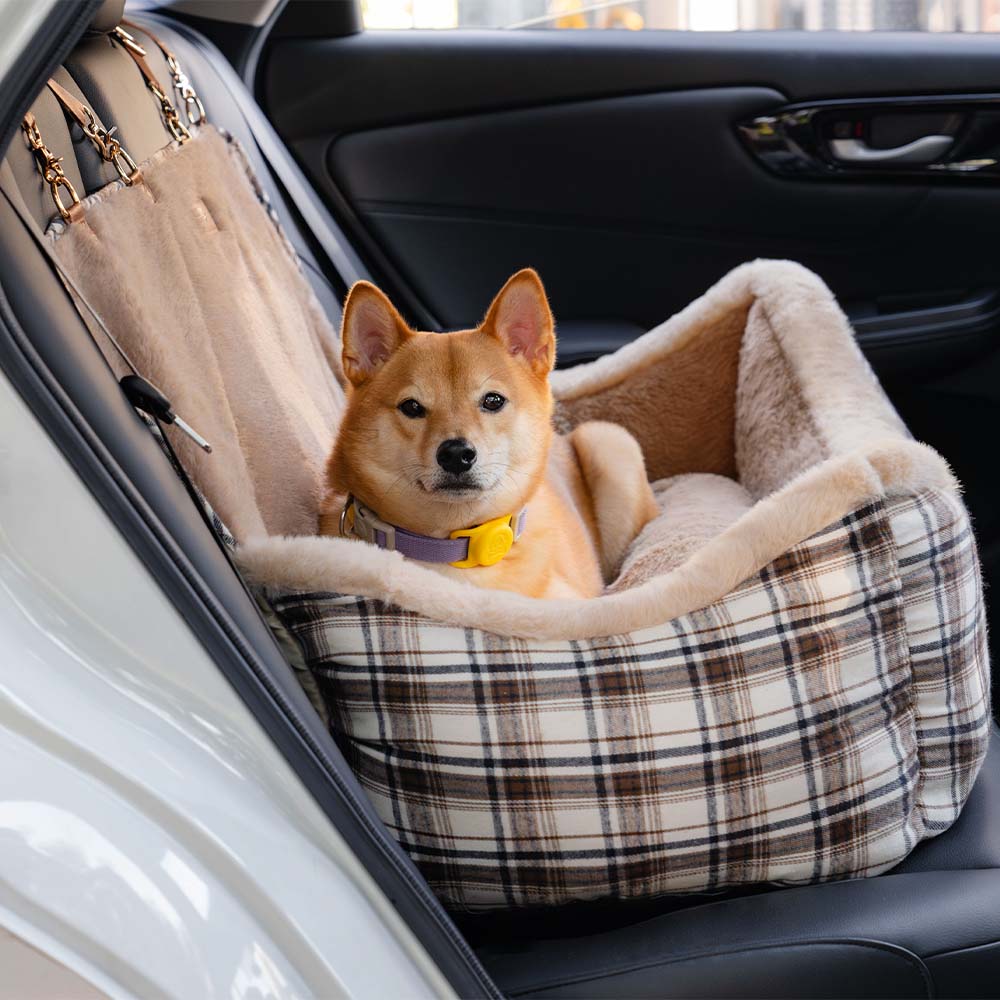 Plush Car Seat for Pets – RideSafe CozySeat