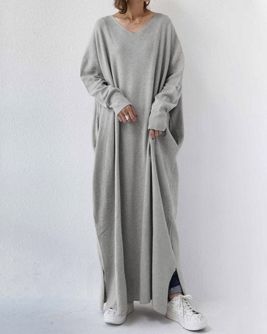 Summer Maxi Dress in Cotton-Linen Blend – Sorella