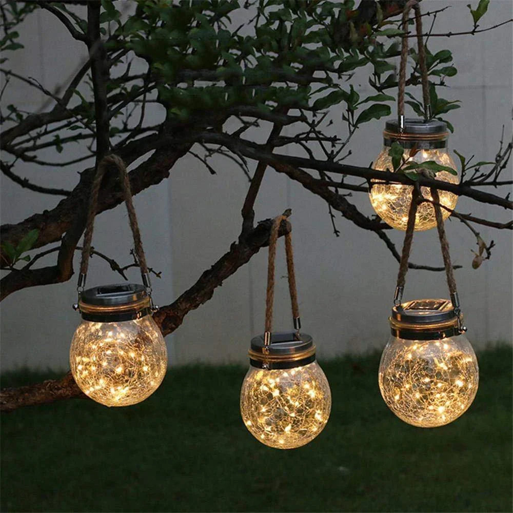 Solar Mason Jar Lamp