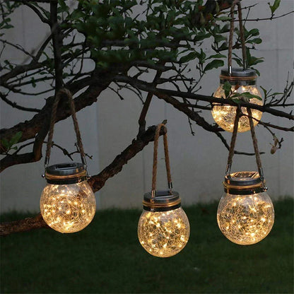 Solar Mason Jar Lamp