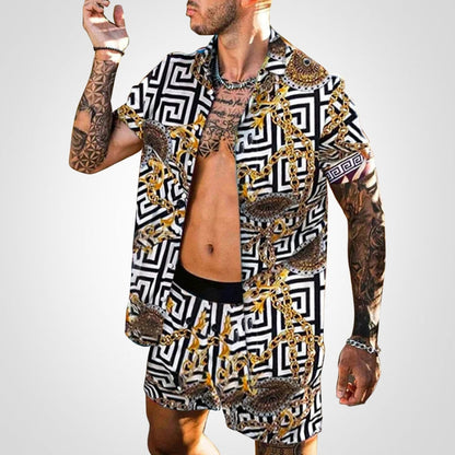 Two-piece men's set with print – Ruben