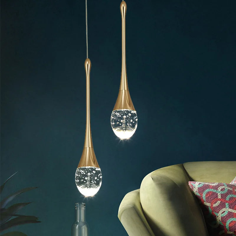 Glass Pendant Light with Warm Glow - Vetra